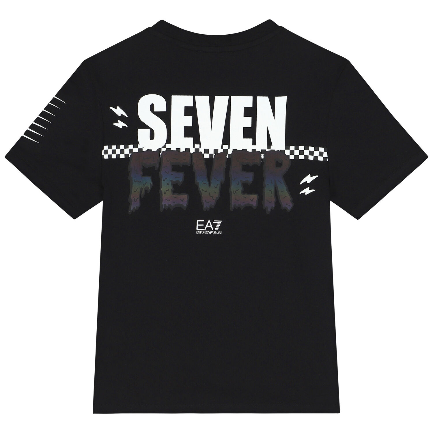 Boys Black Logo T-Shirt, 1, hi-res