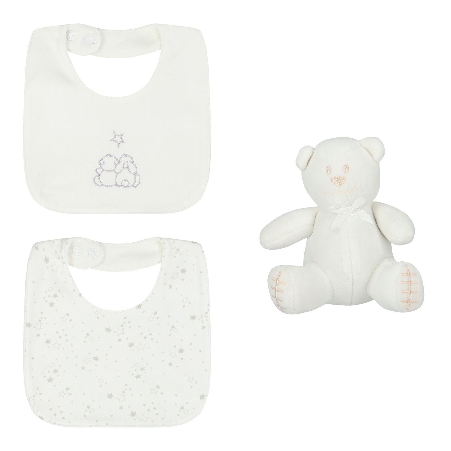 White Bib Gift Set, 3, hi-res image number null