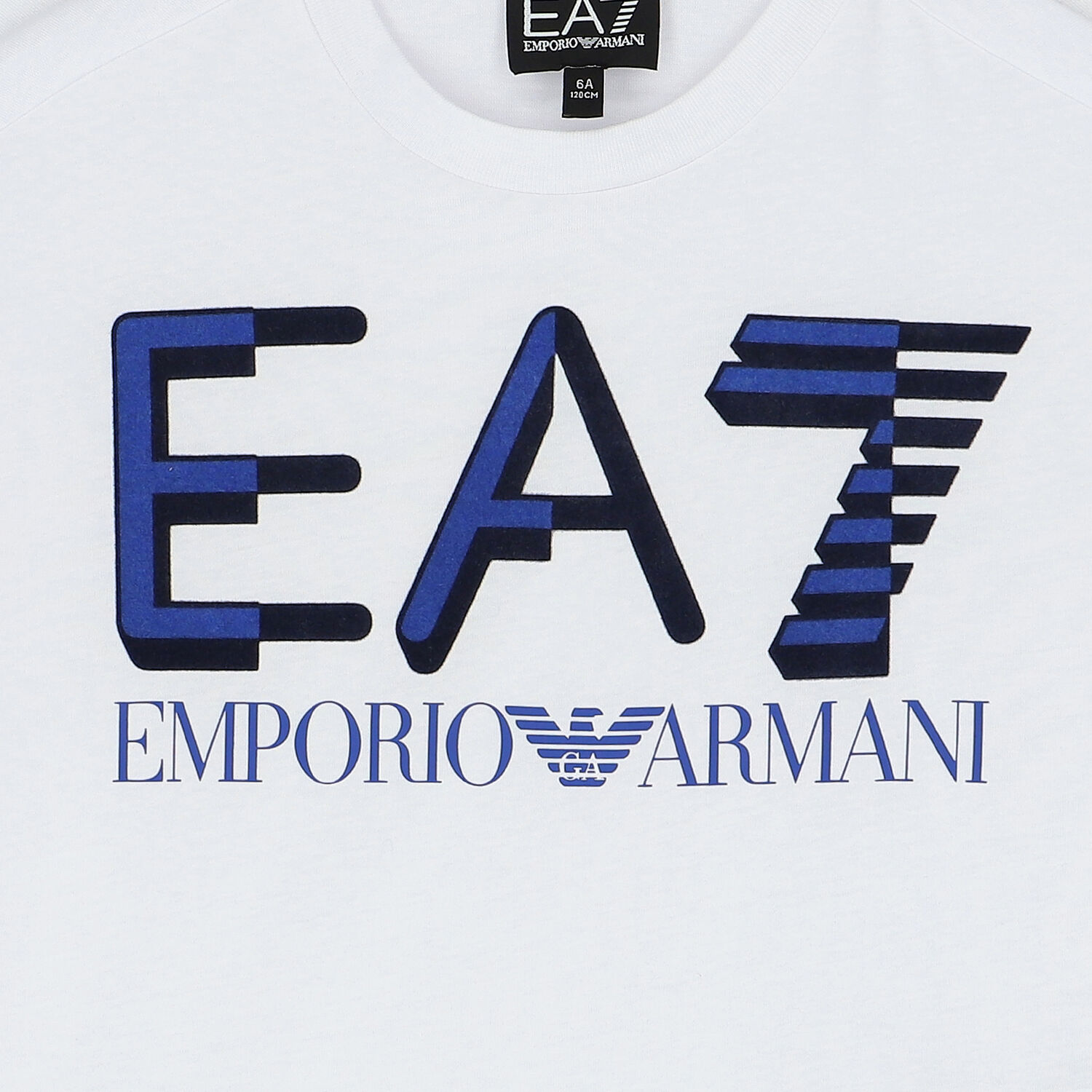 Boys White Logo T-Shirt, 3, hi-res