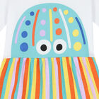 Girls White Jelly Fish Dress, 1, hi-res