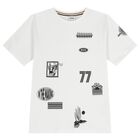 Boys White Logo T-Shirt, 1, hi-res