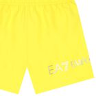 Boys Yellow Logo Swim Shorts, 1, hi-res
