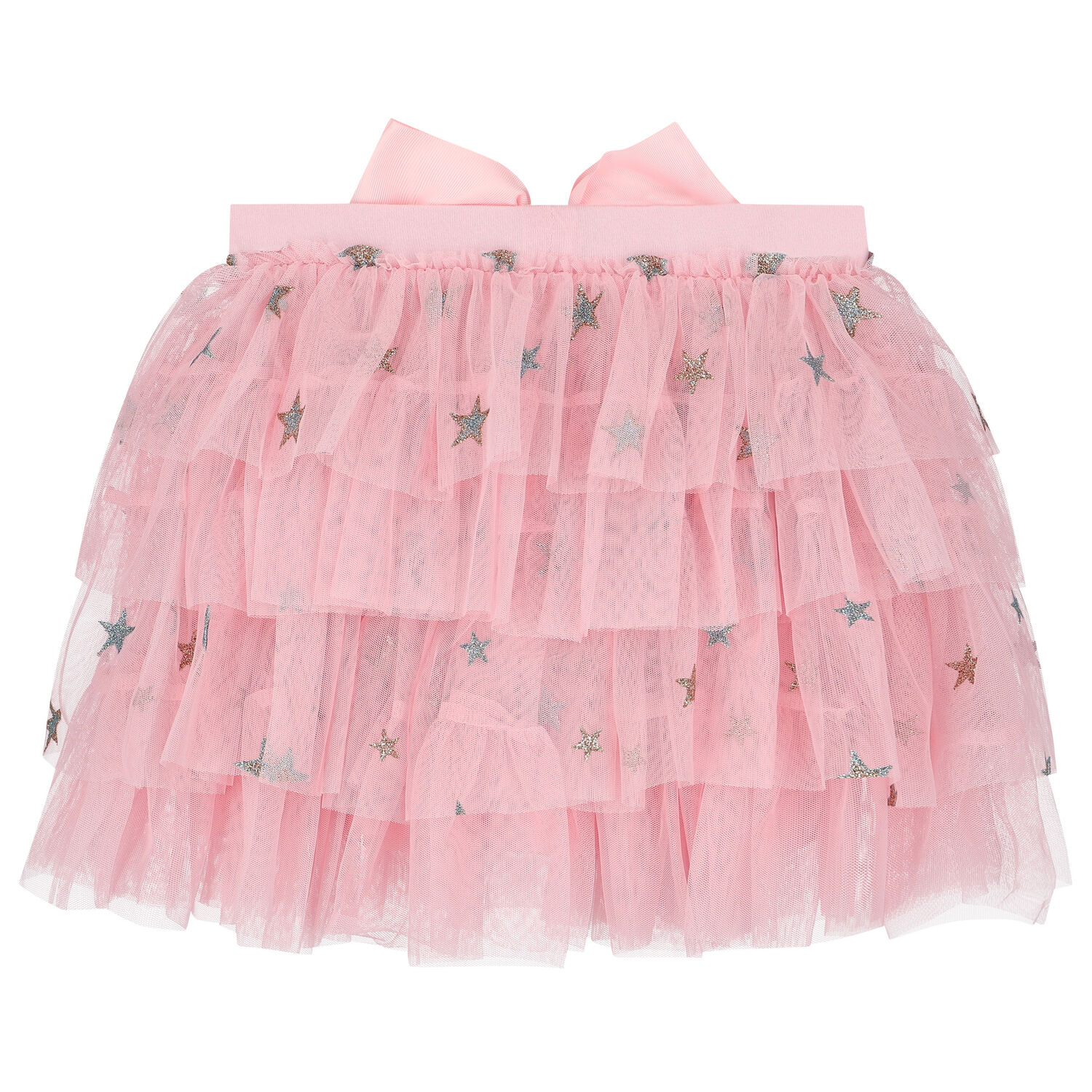 Girls Pink Tulle Skirt, 2, hi-res