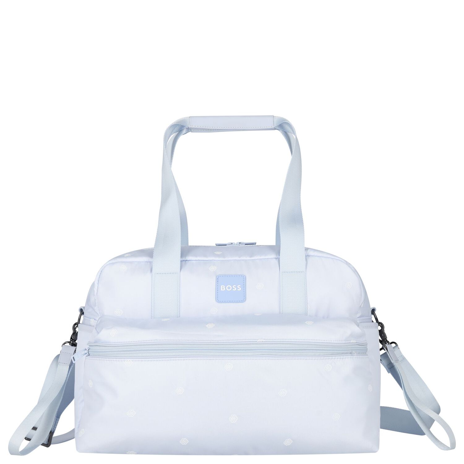 Baby Boys Blue Logo Changing Bag, 2, hi-res