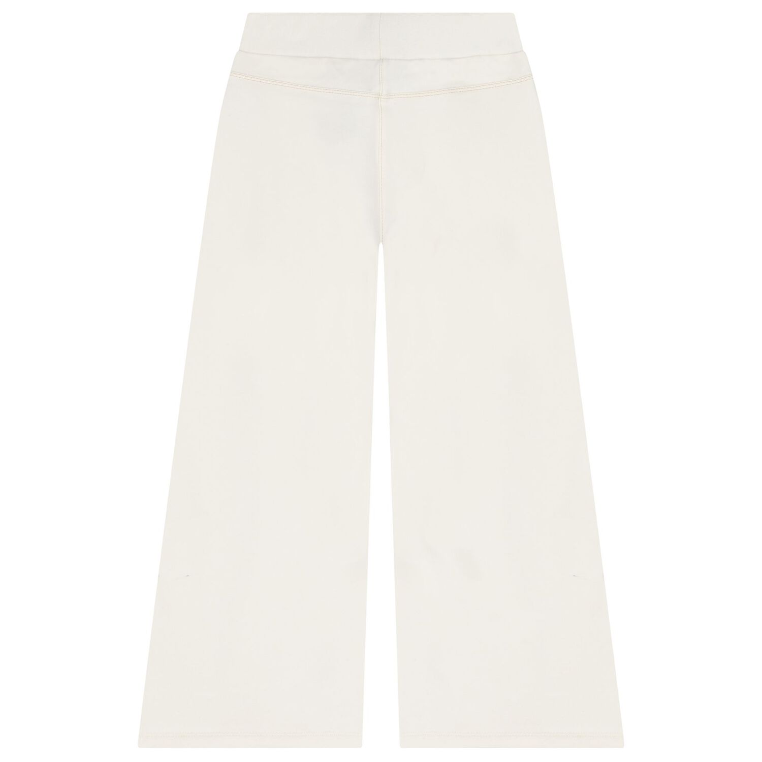Girls Ivory Logo Trousers, 1, hi-res