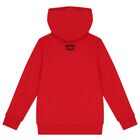 Boys Red Tiger Logo Hooded Top, 2, hi-res