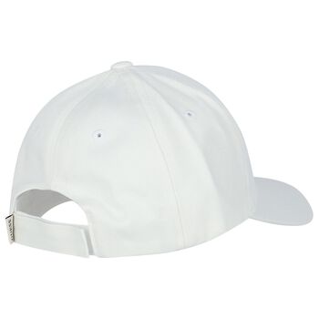 Boys White Teddy Bear Cap