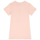 Girls Pink Logo Dress, 1, hi-res