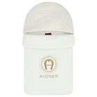 Ivory & Gold Logo Babygrow Set, 1, hi-res