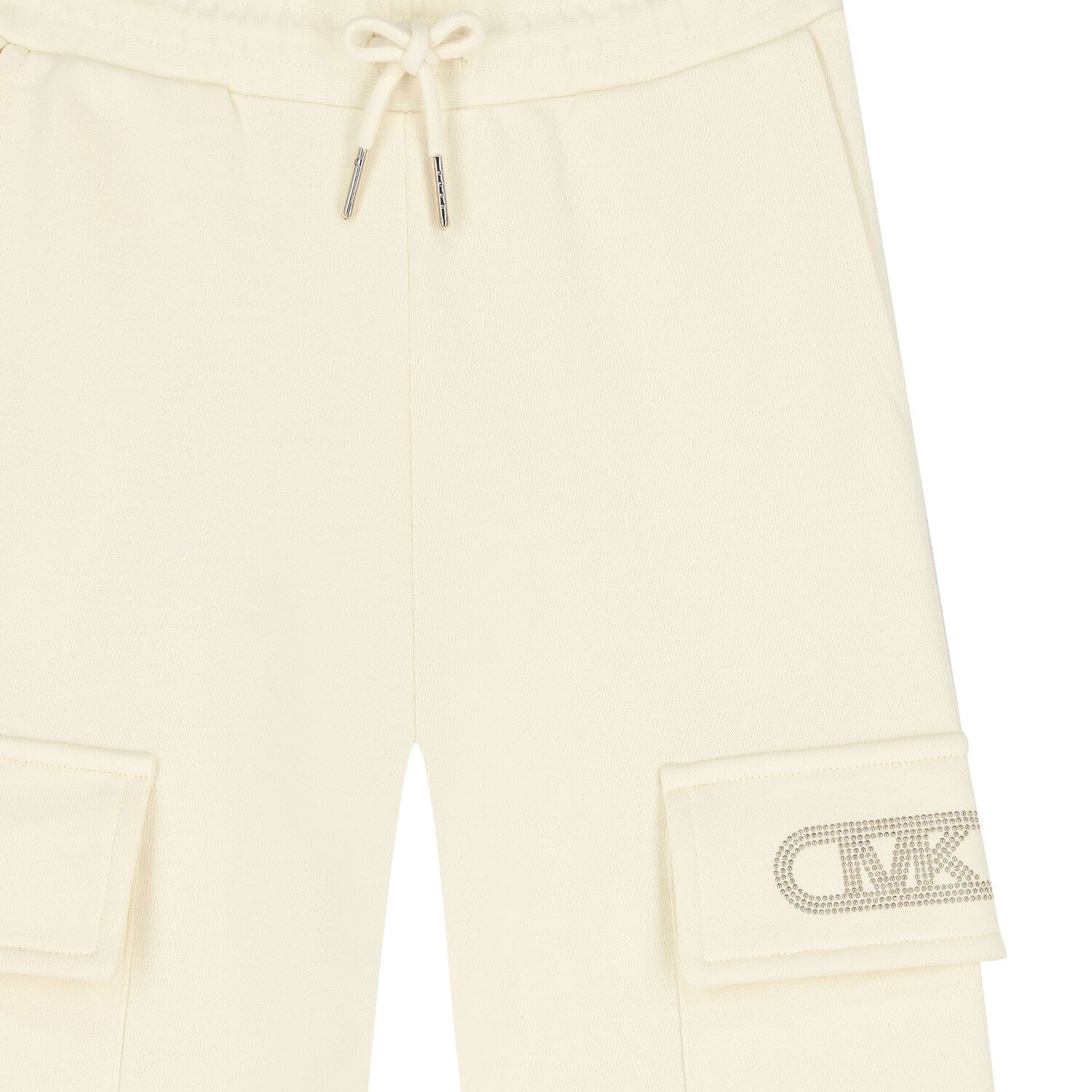 Girls Ivory Logo Joggers, 1, hi-res