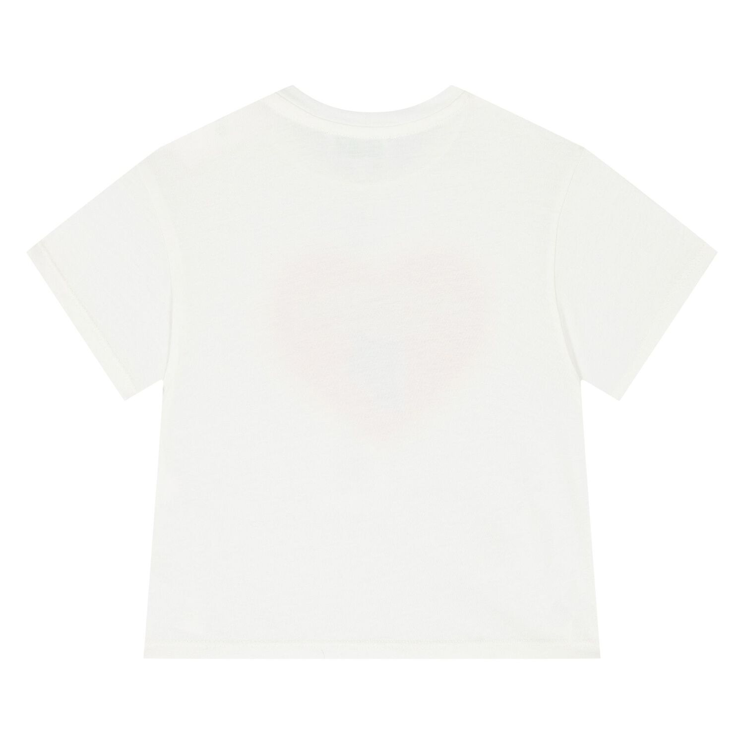 Younger Girls White & Red Logo Shorts Set, 1, hi-res