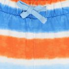 Younger Boys Orange & Blue Striped Shorts, 1, hi-res