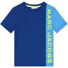 Boys Blue Logo T-Shirt, 1, hi-res