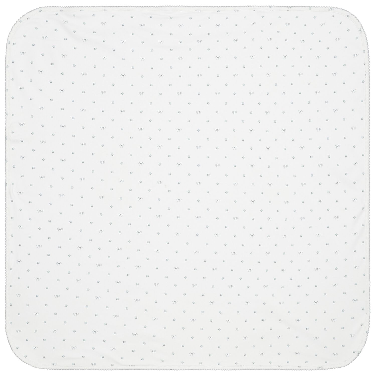 White Silver Moon Baby Blanket, 1, hi-res image number null