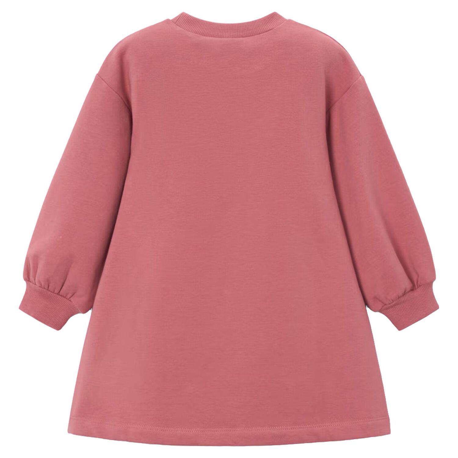 Girls Pink Printed Dress, 3, hi-res
