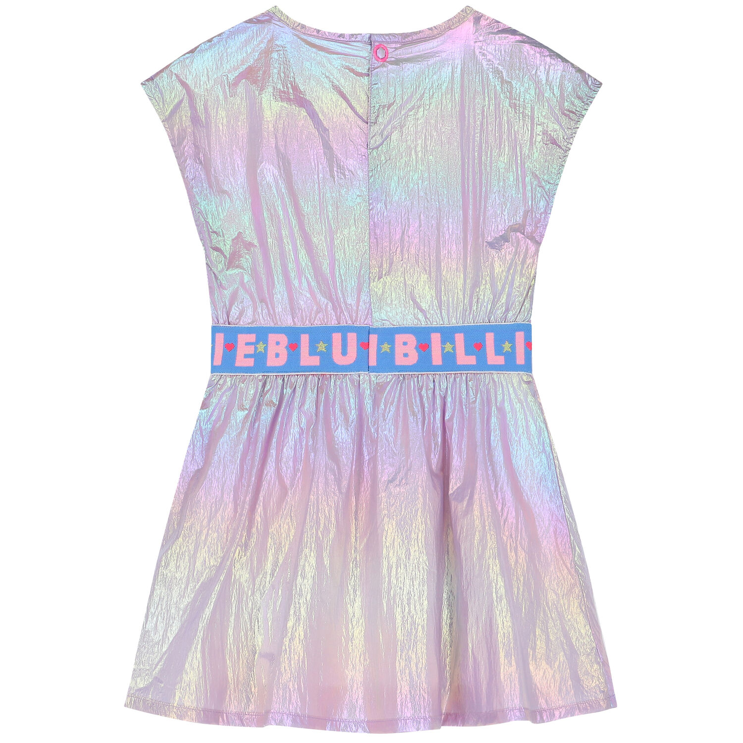 Girls Iridescent Logo Dress, 1, hi-res