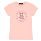 Girls Pink Logo T-Shirt, 2, hi-res