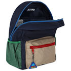 Boys Navy Blue Backpack, 1, hi-res
