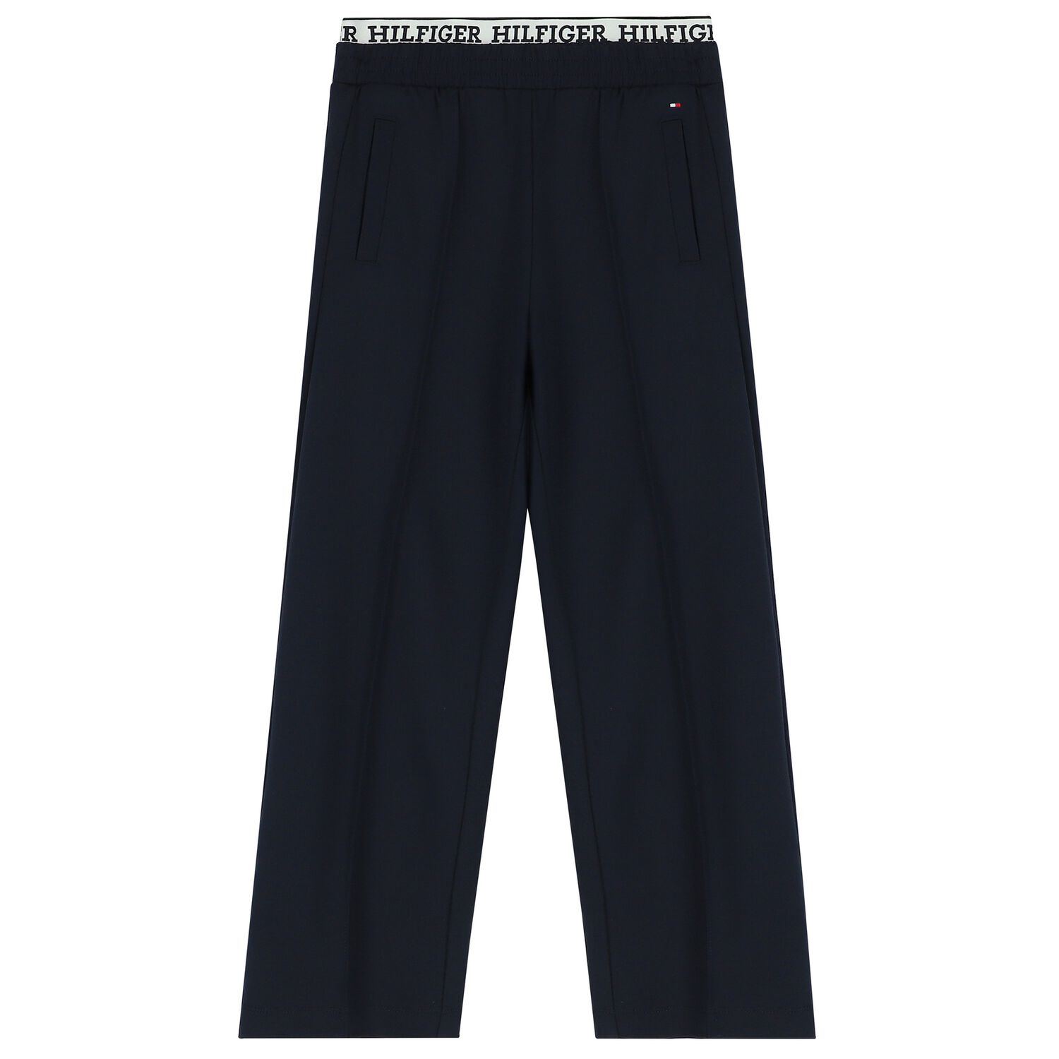 Girls Navy Blue Trousers, 2, hi-res