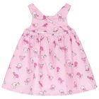 Baby Girls Pink Birds Dress Set, 1, hi-res