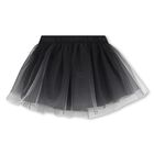 Girls White & Black Tulle Skirt, 1, hi-res