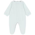 Baby Boys Blue Teddy Bear Babygrow, 2, hi-res