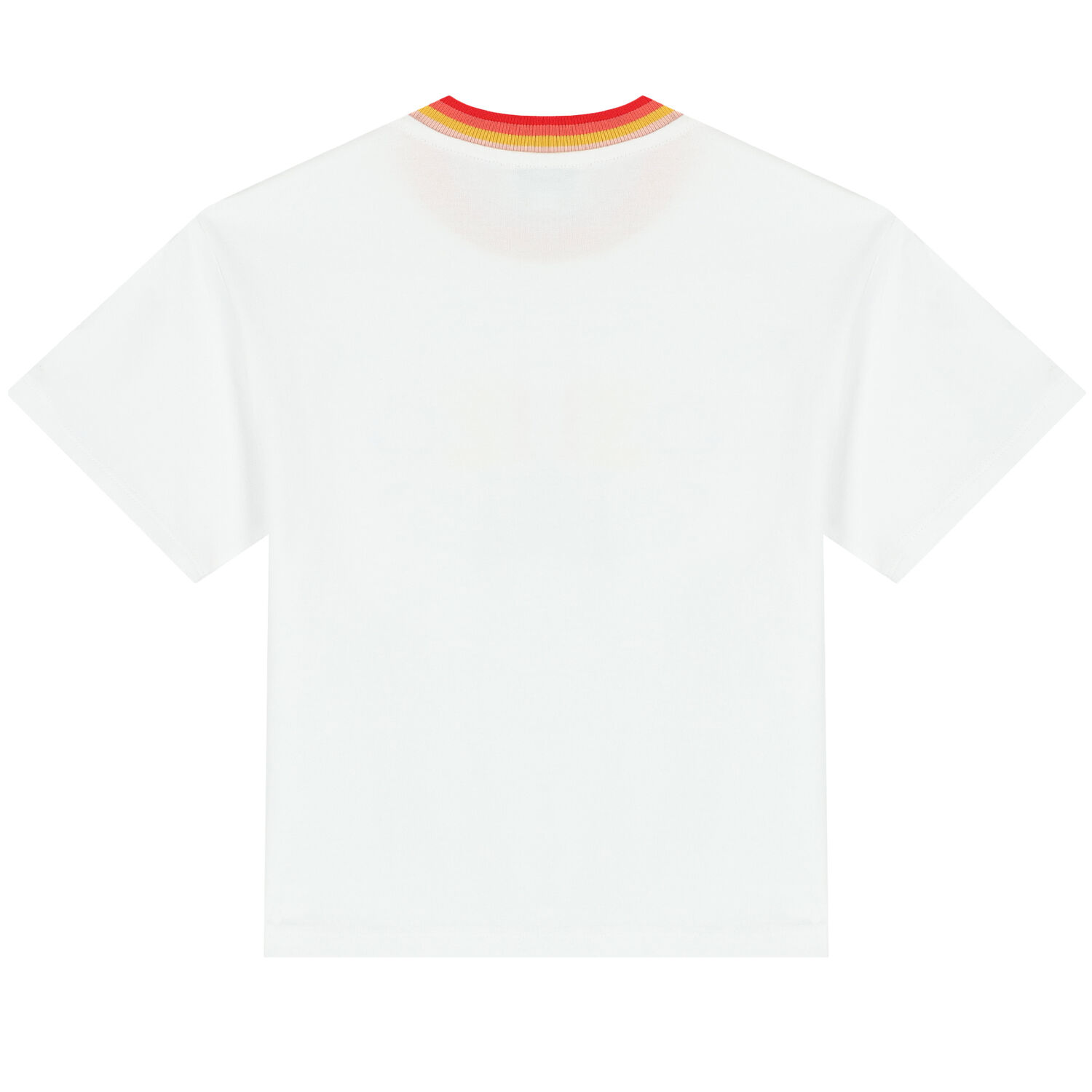 Girls White Logo T-Shirt, 1, hi-res