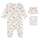 Baby Girls Pink Animals Babygrow, 2, hi-res