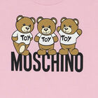 Pink Teddy Bear Logo T-Shirt, 6, hi-res