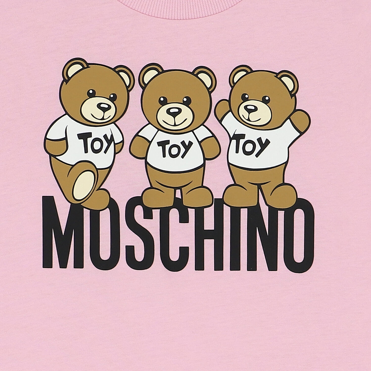 Pink Teddy Bear Logo T-Shirt, 6, hi-res