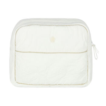 Baby Ivory & Gold Wash Bag