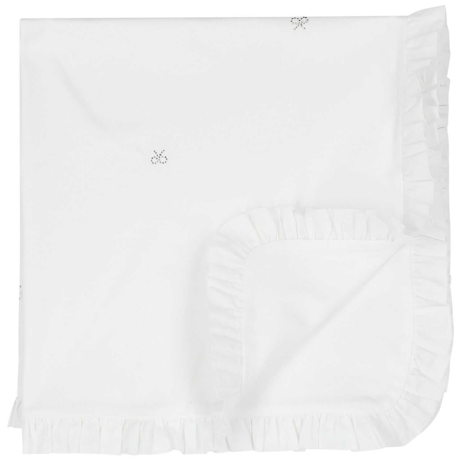 Baby Girls White Crystal Bow Babygrow Gift Set, 1, hi-res image number null