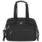 Black Logo Baby Changing Bag, 1, hi-res