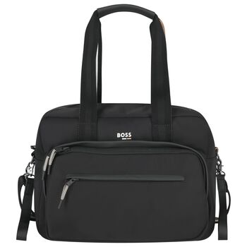 Black Logo Baby Changing Bag