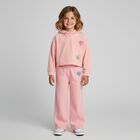 Girls Pink Hooded Top, 1, hi-res