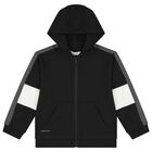 Boys Black & Grey Tracksuit (3 Piece), 2, hi-res