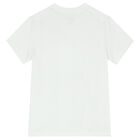 Boys White Logo T-Shirt, 1, hi-res