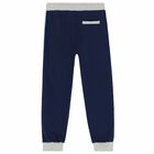 Boys Navy Logo Joggers, 1, hi-res