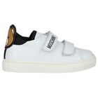 White Teddy Bear Trainers, 1, hi-res