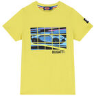 Boys Yellow Logo T-Shirt, 2, hi-res