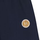 Girls Navy Blue Logo Trousers , 1, hi-res