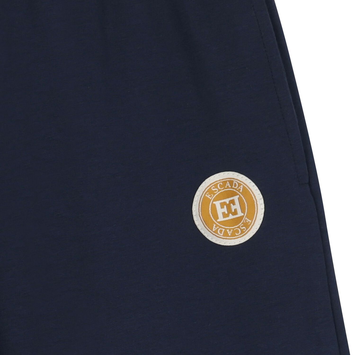 Girls Navy Blue Logo Trousers , 1, hi-res