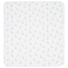 White & Grey Giraffe Baby Blanket, 1, hi-res
