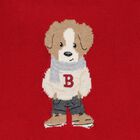 Younger Boys Red Dog Knitted Sweatshirt, 1, hi-res