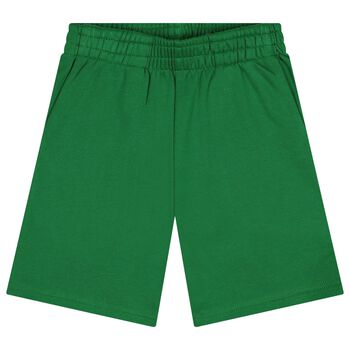 Boys Green Dice Logo Shorts