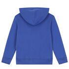 Boys Blue Logo Zip Up Top, 1, hi-res