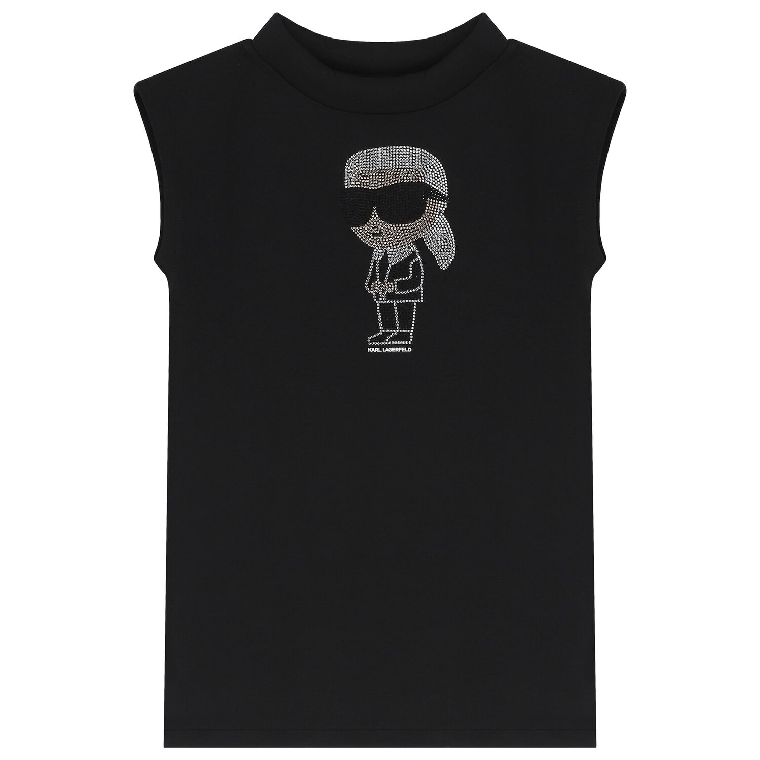 Girls Black Logo Dress, 1, hi-res image number null