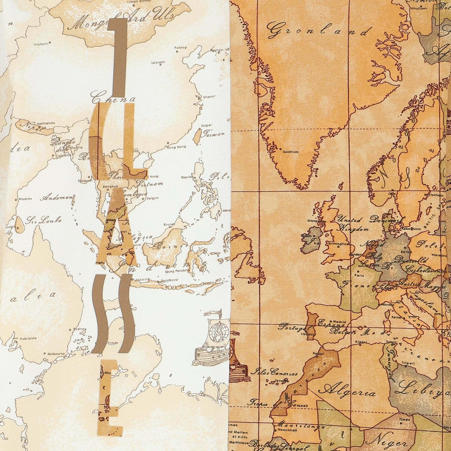 Boys Geo Map Print Logo Top, 1, hi-res