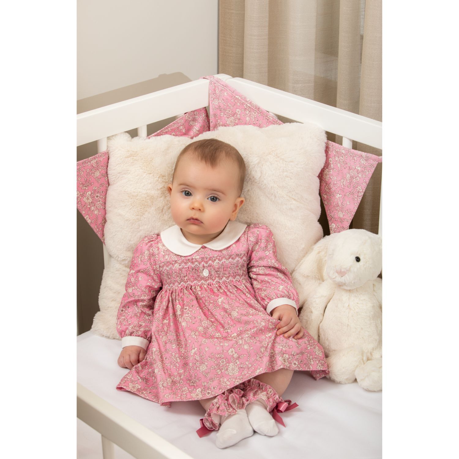 Baby Girls Floral Liberty Socks, 1, hi-res