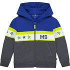 Boys Blue & Grey Tracksuit, 1, hi-res